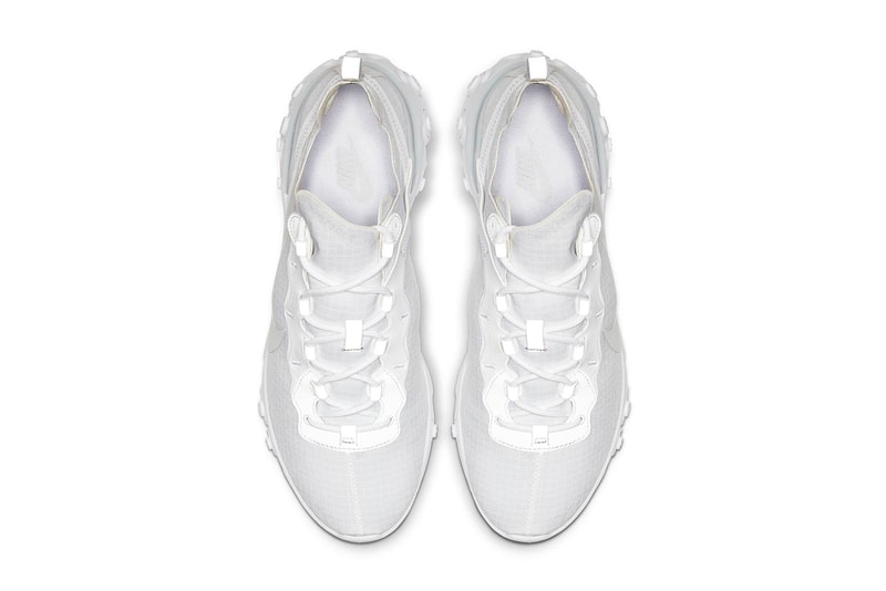Photo Nike React Element 55 “White/Pure Platinum” 
