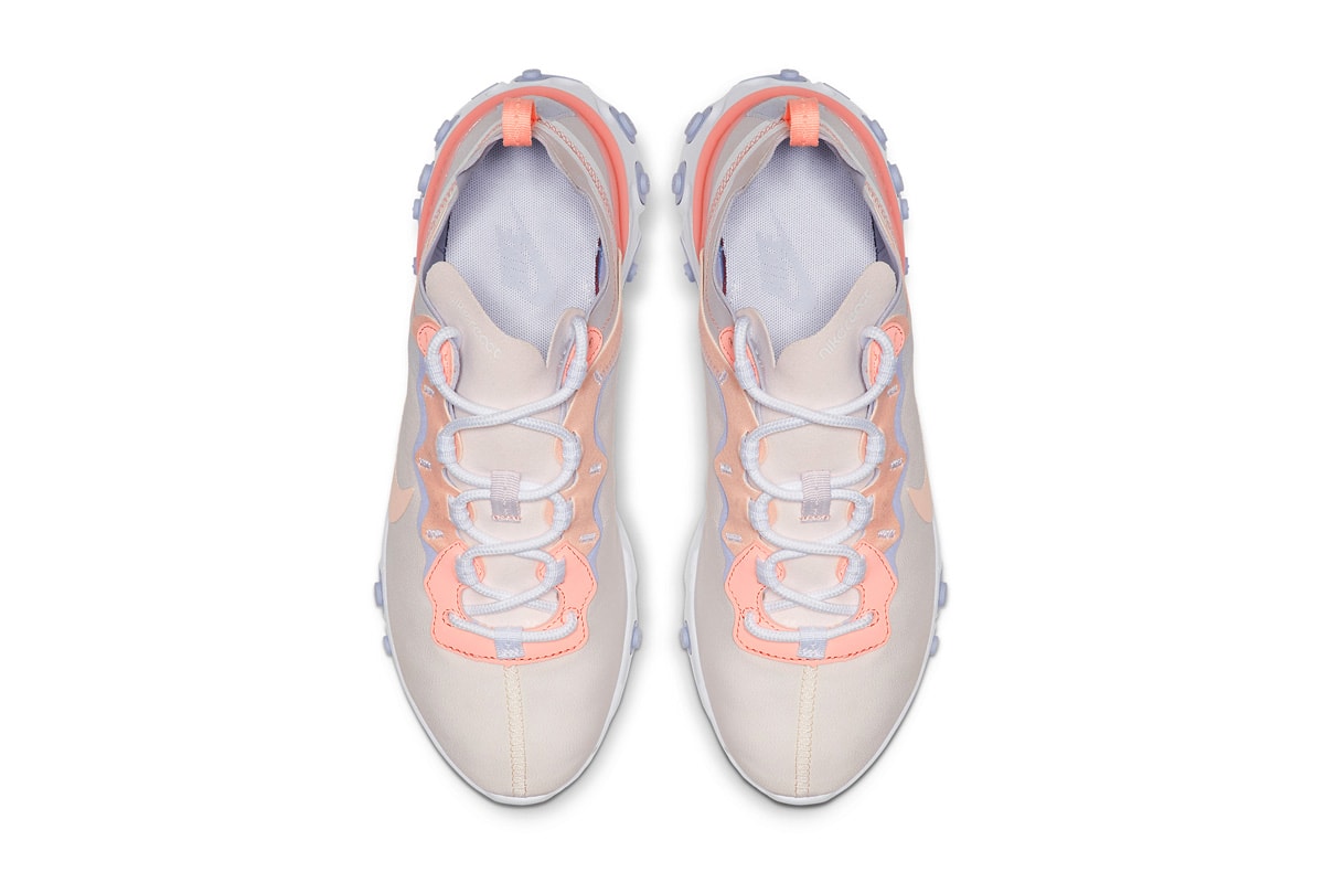 Photo Nike React Element 55 "Pale Pink" 