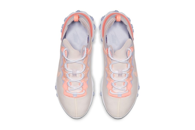 Photo Nike React Element 55 "Pale Pink" 