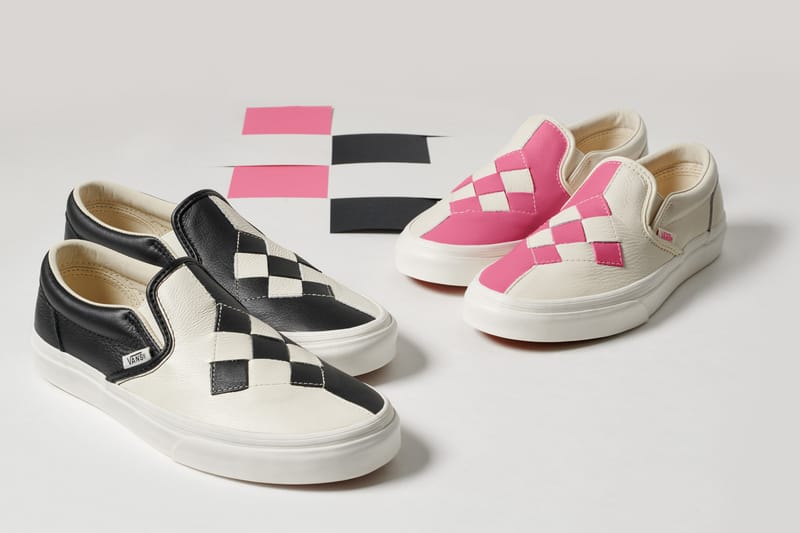Vans Affuble Ses Nouvelles Slip-On D'Un Motif Damier Tissé Inédit