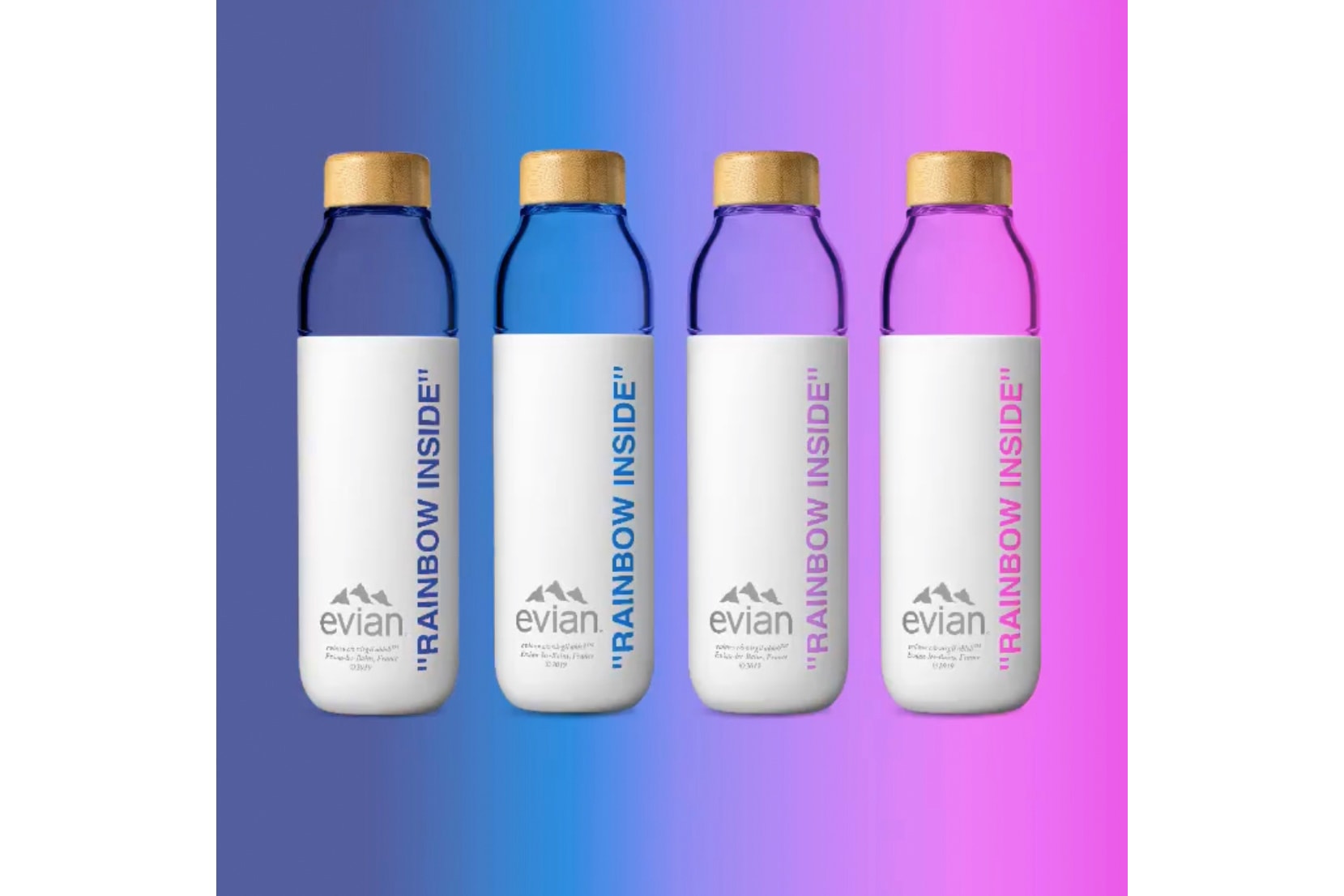 Photo Des Bouteilles Virgil Abloh x Evian
