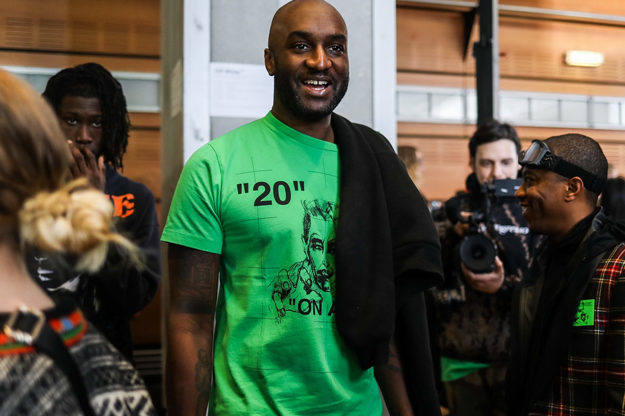 Virgil Abloh Evian Bouteille Photos