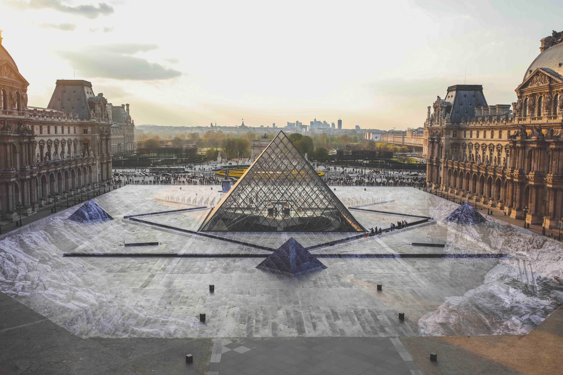 JR Louvre œuvre photos video teaser