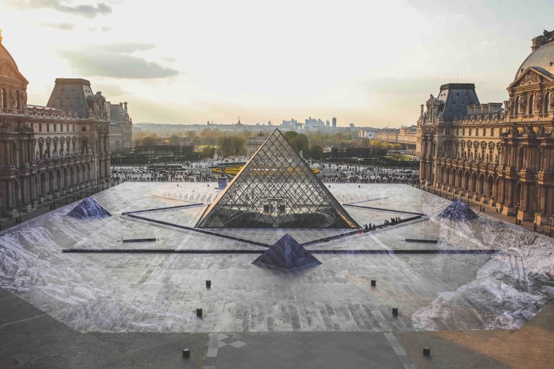 JR Louvre œuvre photos video teaser