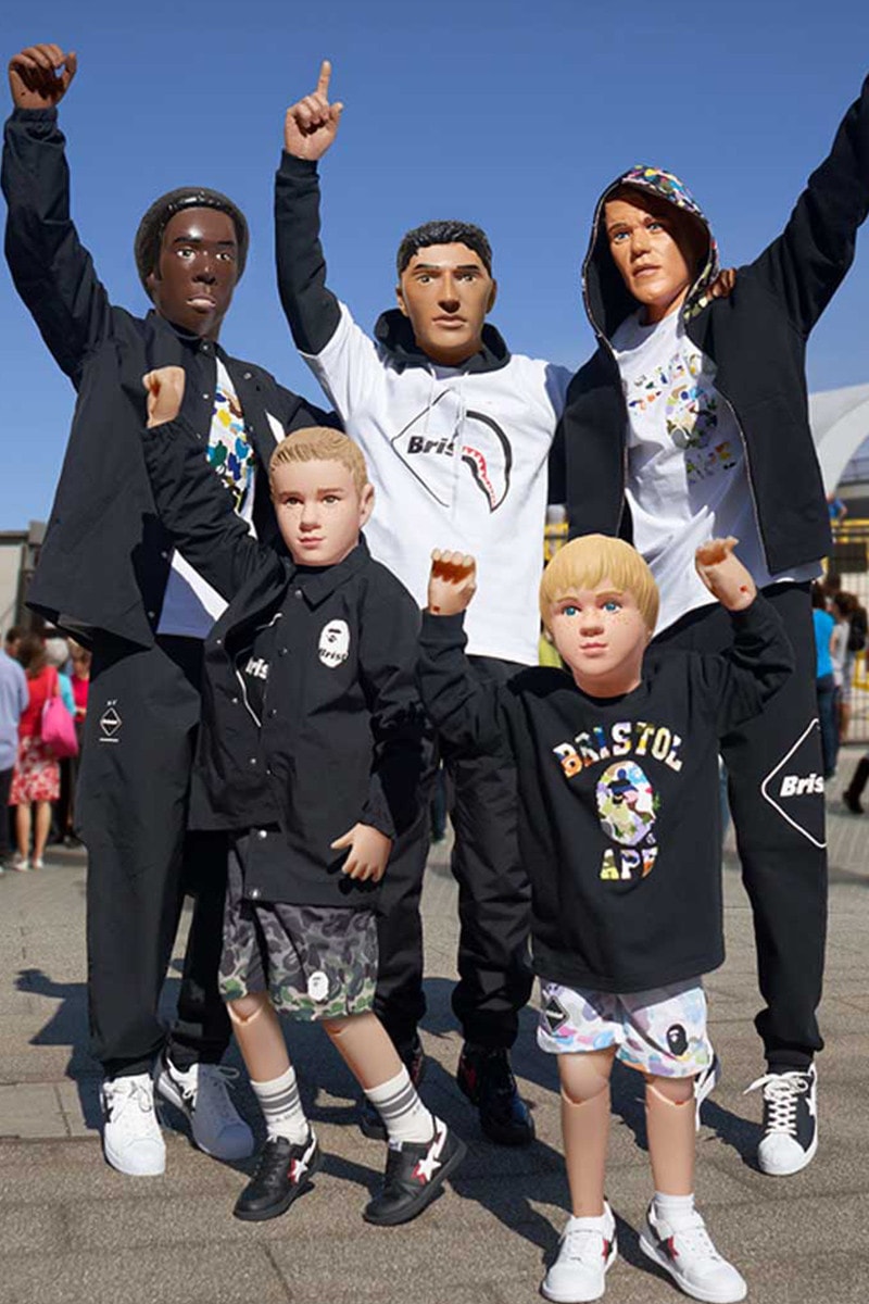 Photo Du Lookbook BAPE x F.C. Real Bristol