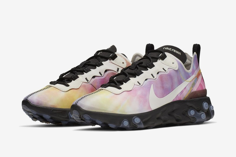 Nike React Element 55 tie & dye photos leak