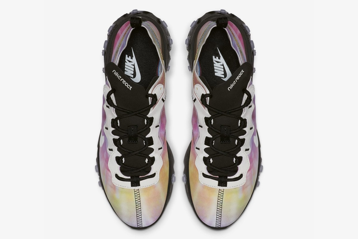 Nike React Element 55 tie & dye photos leak