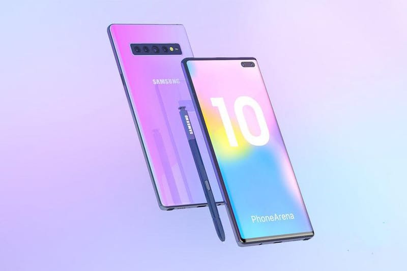 Ces Concepts Du Galaxy Note 10 Donnent Un Aperçu De La Future Pépite De Samsung