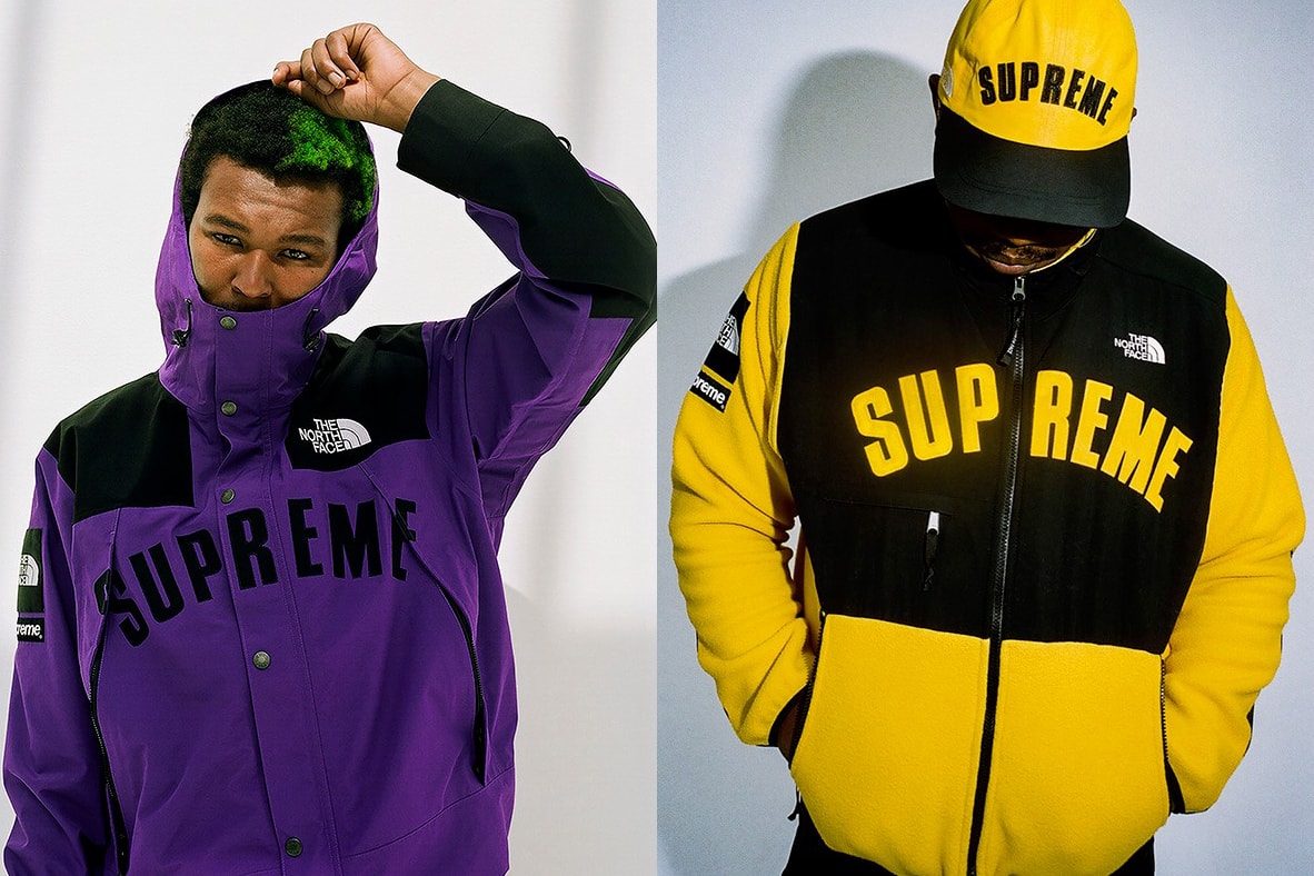 Supreme the north face drop 28 mars 