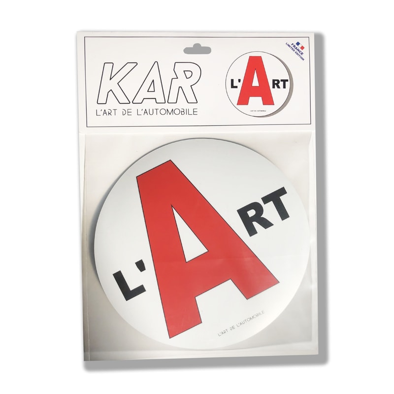 L'Art de L'Automobile sort un magnet "A" spécial jeune conducteur