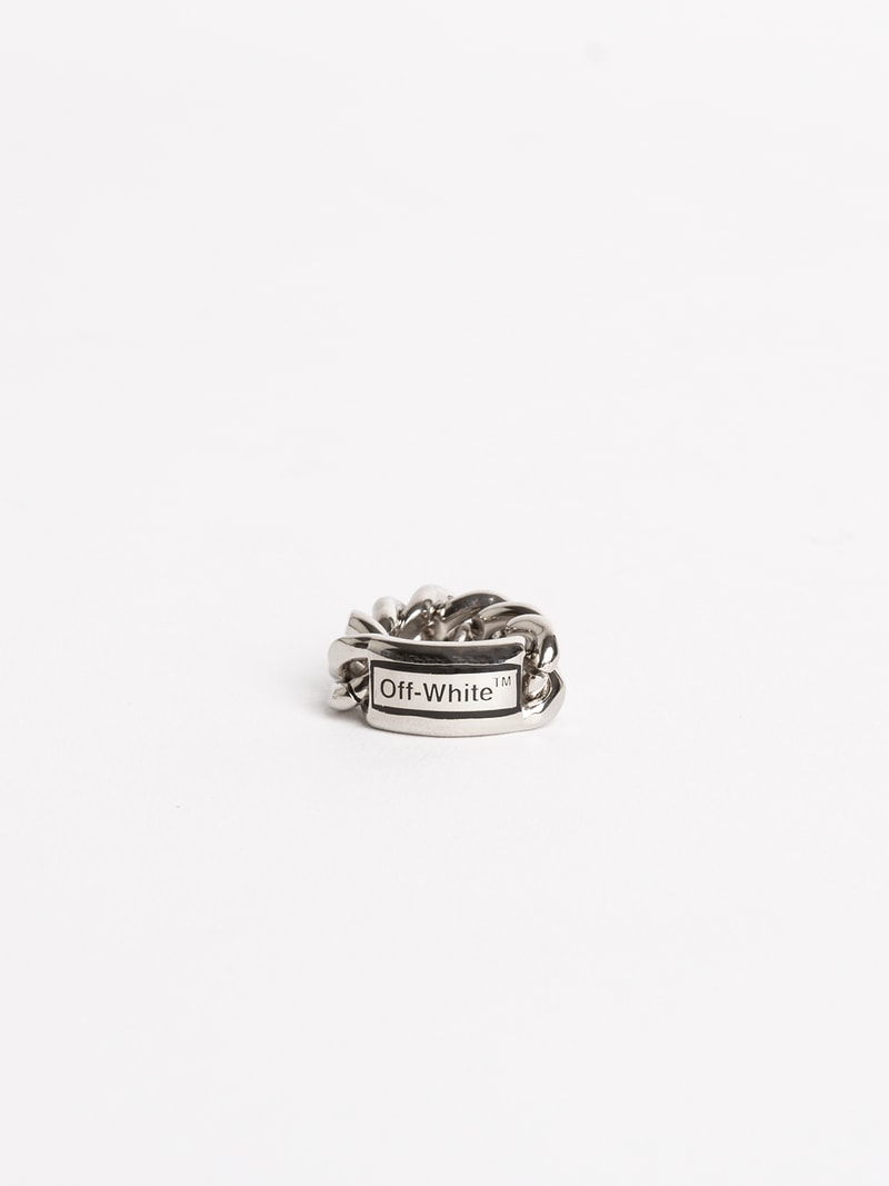 Off White, bijou, bague, boucles d'oreilles,