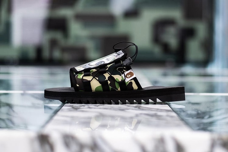 BAPE dévoile ses claquettes techniques en collaboration avec Suicoke