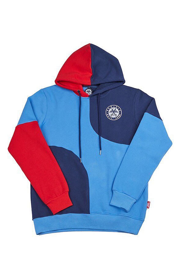 Benibla Hoodie Patchwork drop