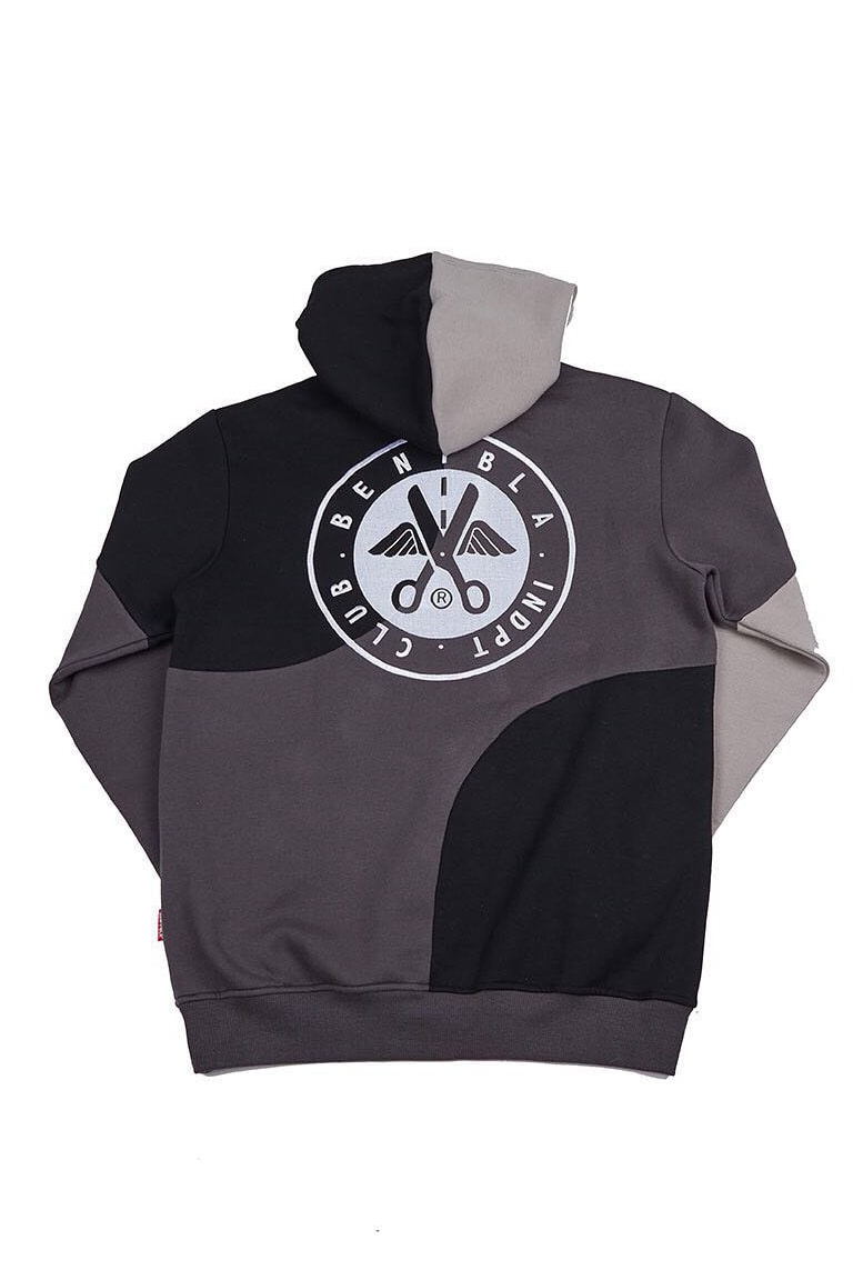 Benibla Hoodie Patchwork drop