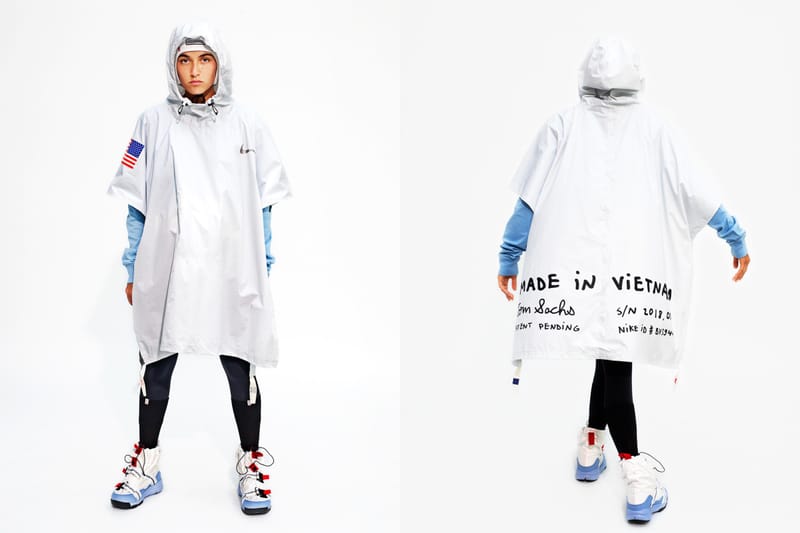 Nike et Tom Sachs présentent leur collection NIKECRAFT avec un "poncho explosif"