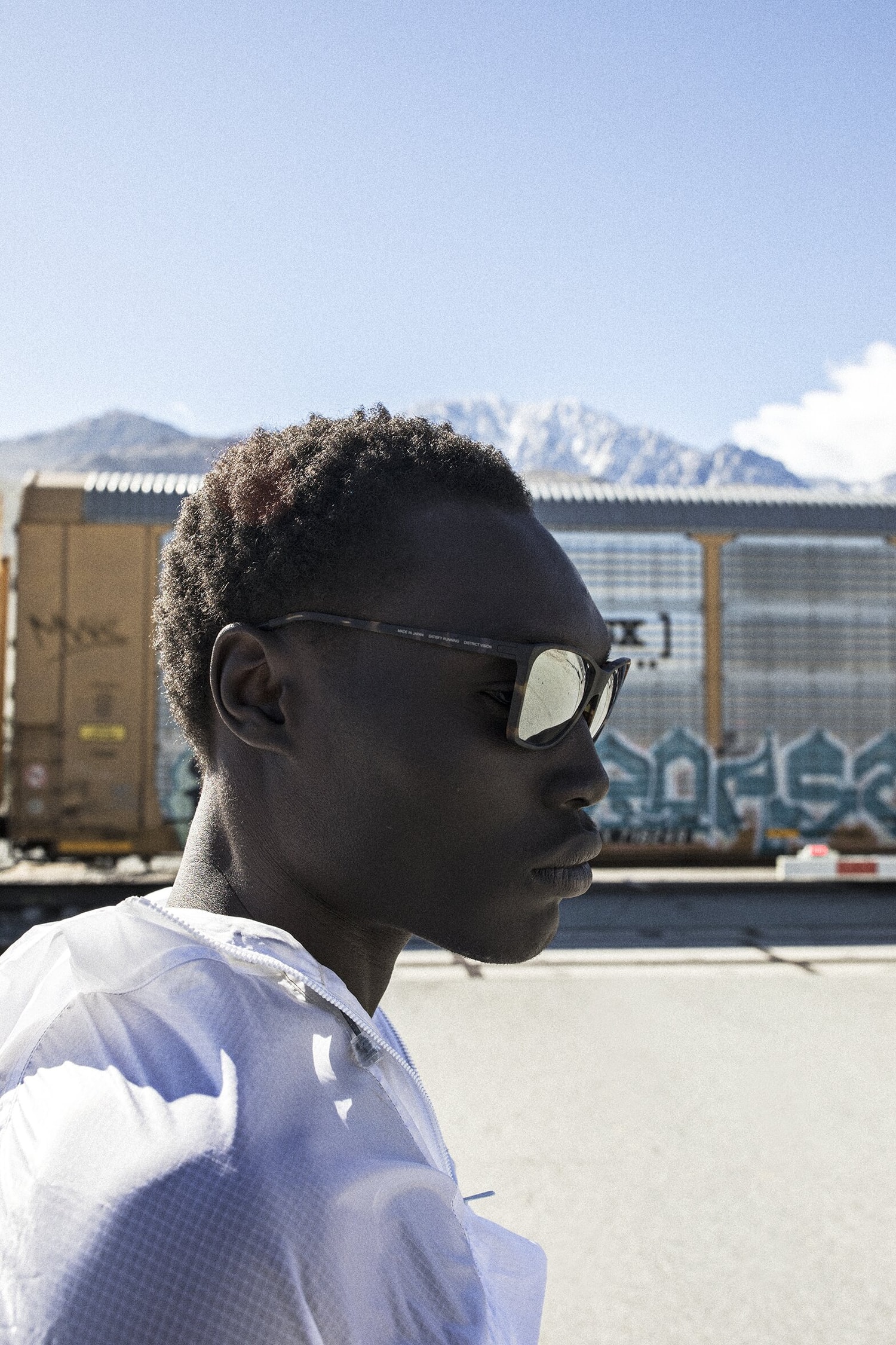 Satisfy Running lunettes soleil district vision photos shop