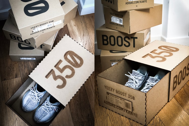 Rangez vos YEEZY dans des boites en bois customisées imaginées par ce designer français