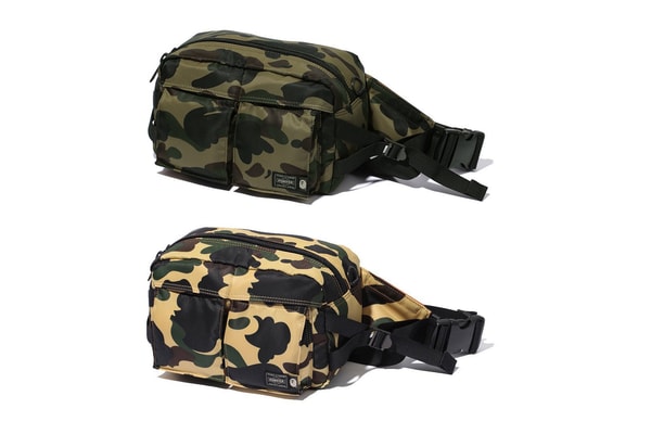 Photos de la collab BAPE x PORTER