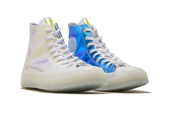 Converse chuck taylor all star iridescent transparent ete photos sortie