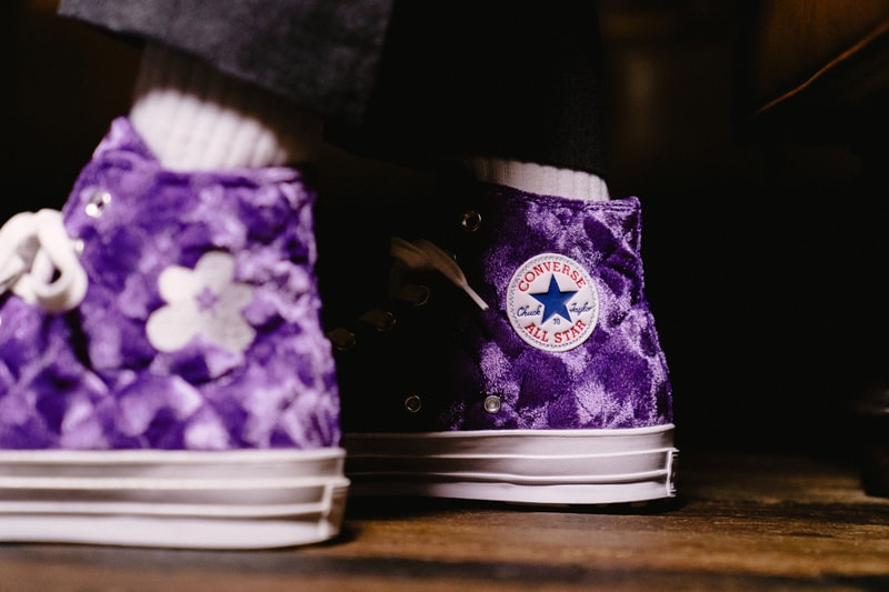 Photos des GOLF le FLEUR* x Converse en velours