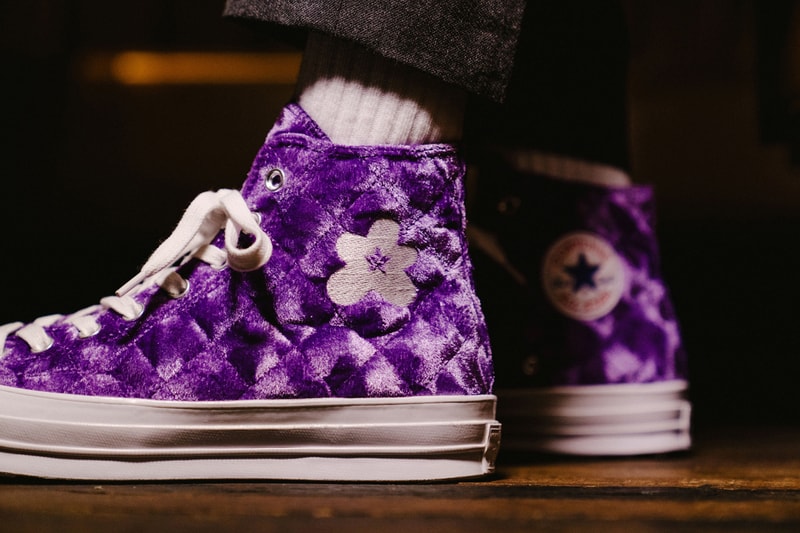 Photos des GOLF le FLEUR* x Converse en velours