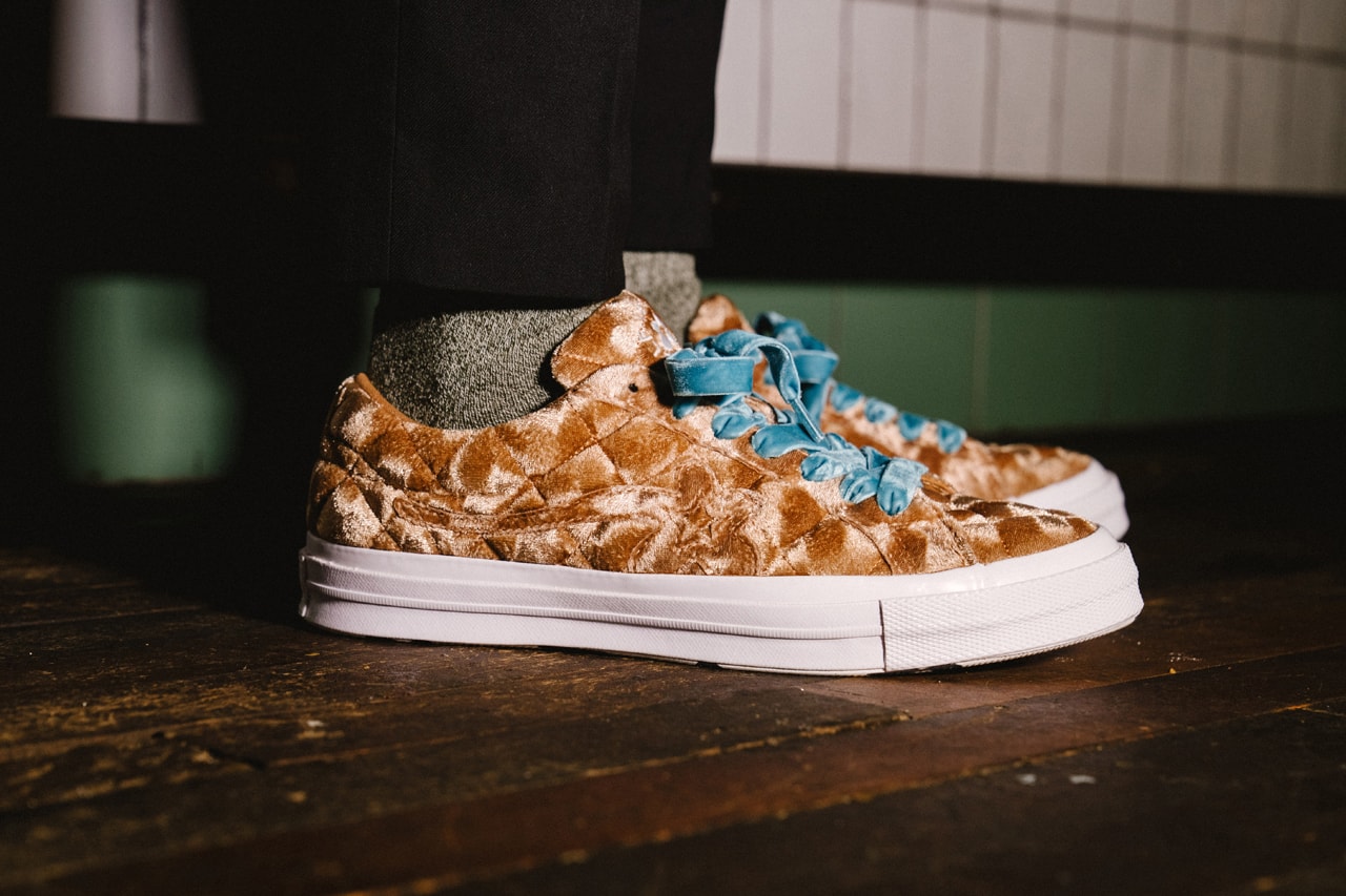 Photos des GOLF le FLEUR* x Converse en velours