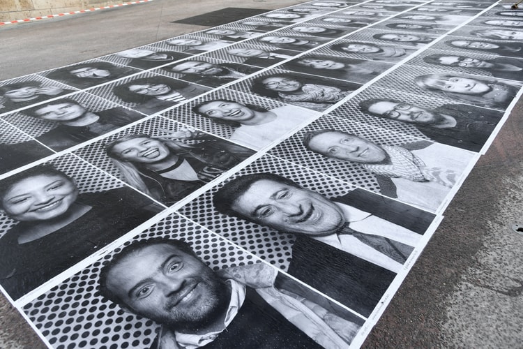 JR dévoile une nouvelle fresque à Nantes pour son projet "Inside Out"