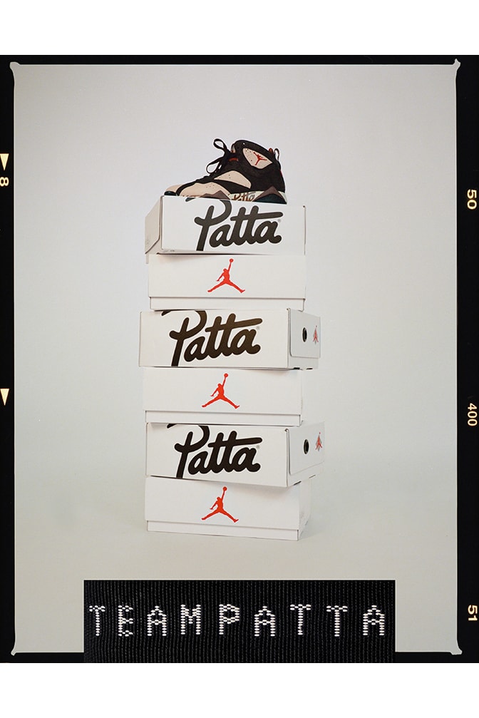 neymar patta jordan 7 lookbook sortie 