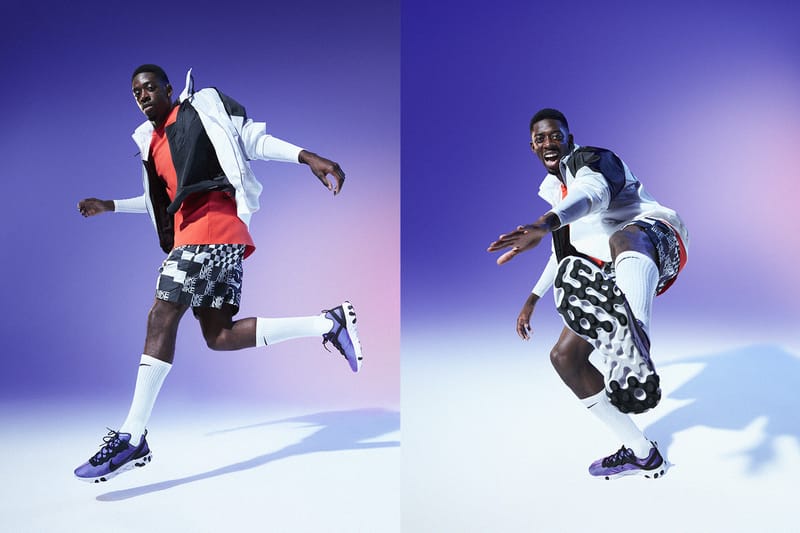 Nike choisit Ousmane Dembélé comme visage de la campagne internationale de la React Element 55