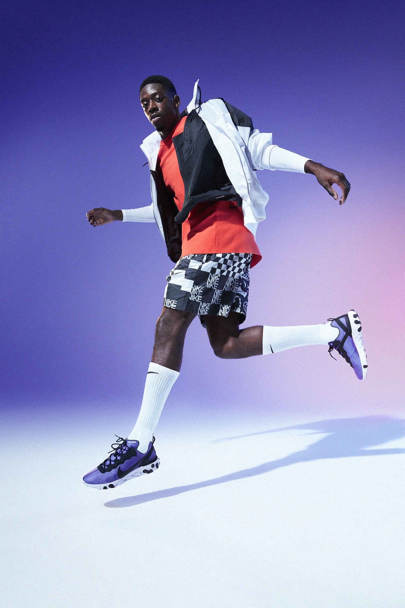 Dembélé nike react element 55 campagne photos