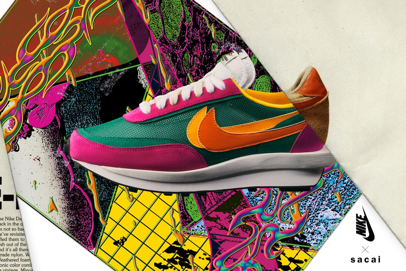 Nike sacai blazer mid ldv waffle sortie date shop