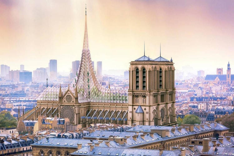 Notre-Dame : Toit en robe de cristaux, jardin sur les hauteurs... Le projet de reconstruction de ce cabinet français d'architectes