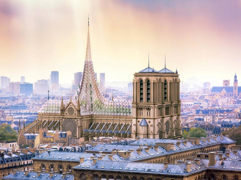 Notre-Dame : Ce projet de reconstruction mise sur un toit en cristaux 