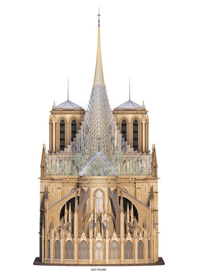 Notre-Dame : Ce projet de reconstruction mise sur un toit en cristaux 