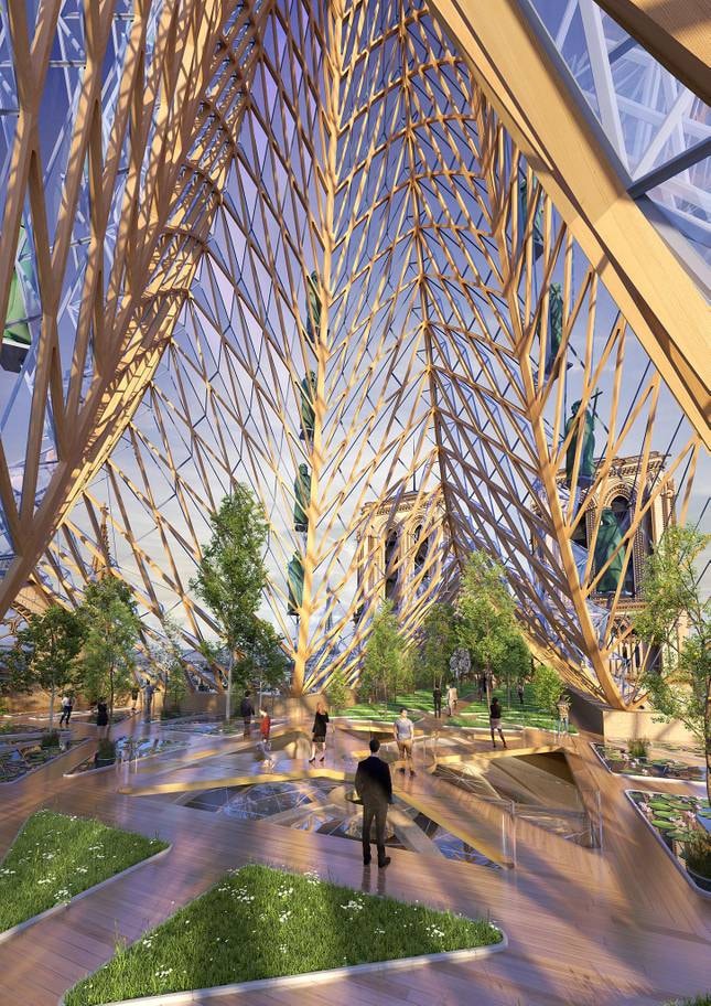 Notre-Dame : Ce projet de reconstruction mise sur un toit en cristaux 