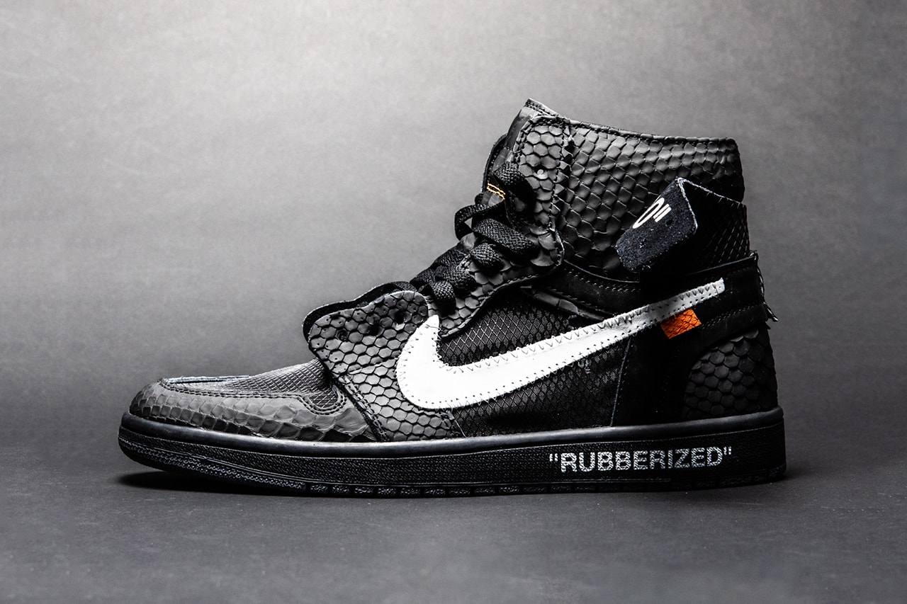Off-White Air Jordan 1 the shoe surgeon custom photos