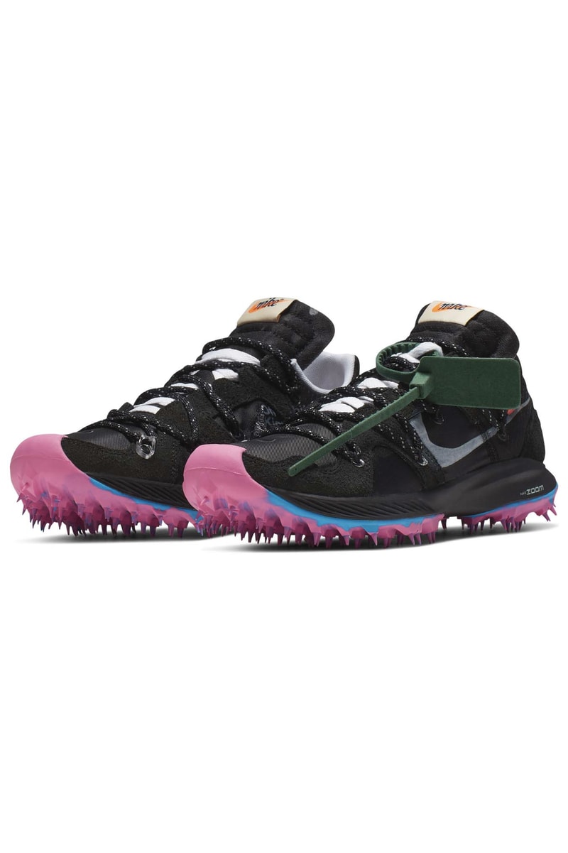 Off-White Nike sneakers athlete collection sortie date photos