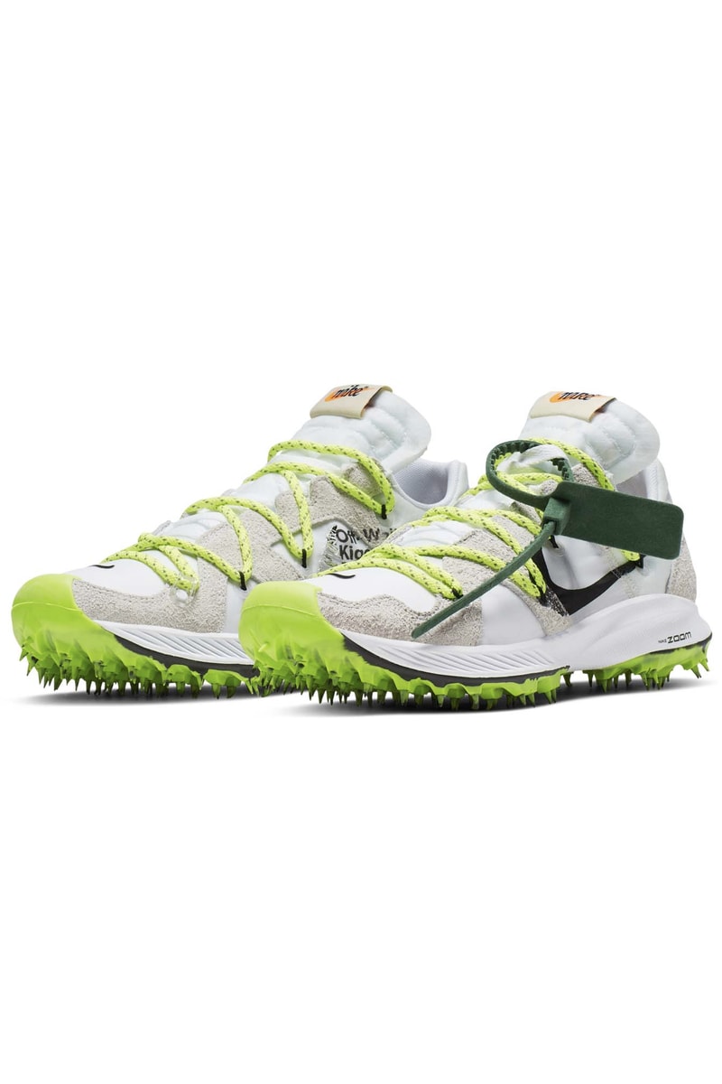Off-White Nike sneakers athlete collection sortie date photos