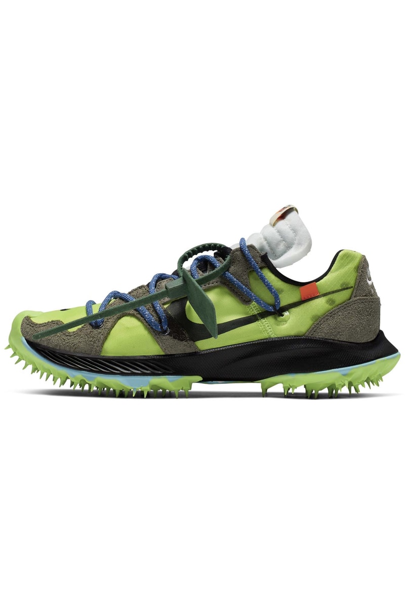 Off-White Nike sneakers athlete collection sortie date photos