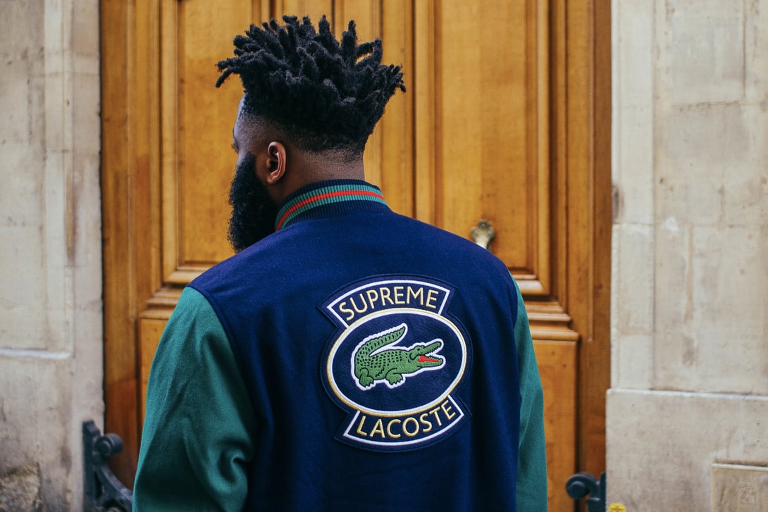 Lacost x Supreme Hypebeast collab
