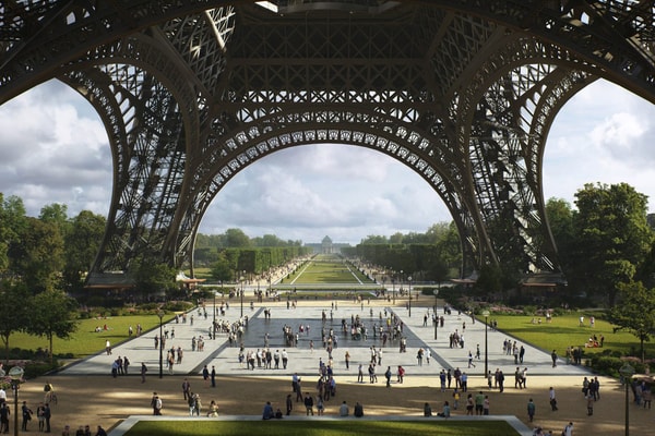 Tour eiffel paris jo 2024 espace photos