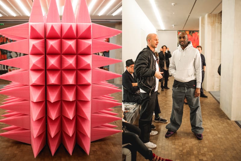 Gros plan sur l'installation sonore de Virgil Abloh à Paris