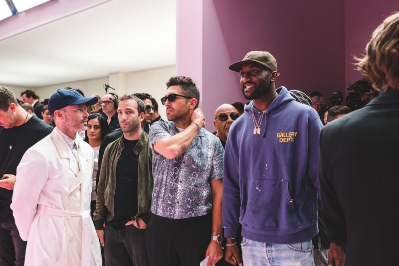 Le front row du défilé Dior avec Virgil Abloh, Skepta ou encore J Balvin