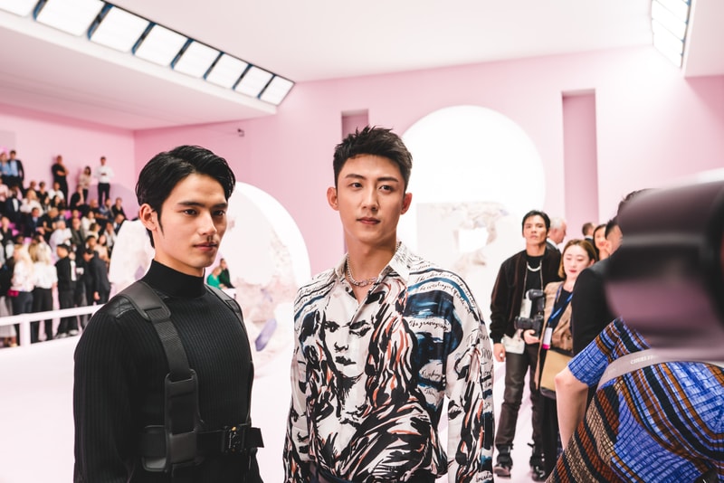 Le front row du défilé Dior avec Virgil Abloh, Skepta ou encore J Balvin