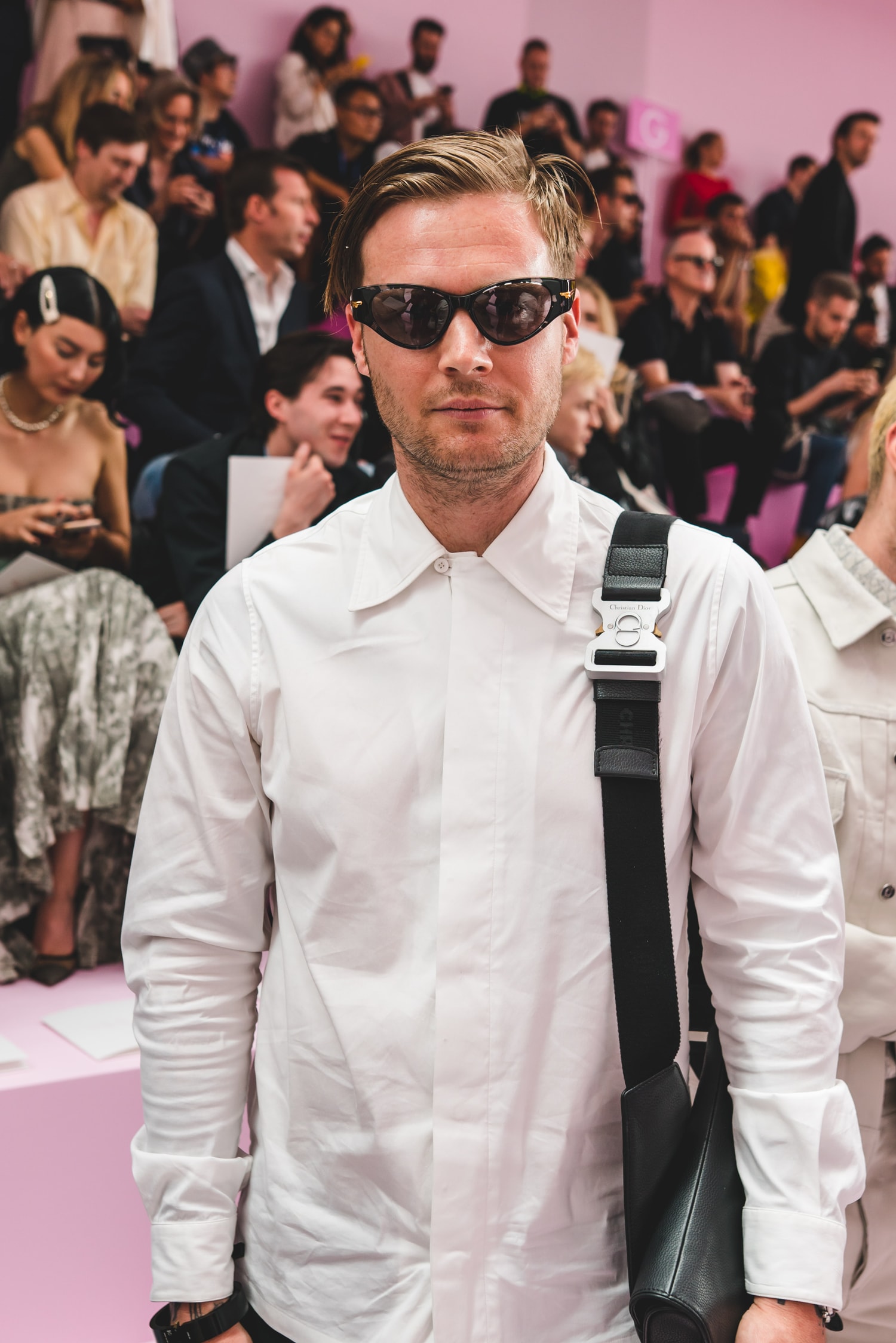 Le front row du défilé Dior avec Virgil Abloh, Skepta ou encore J Balvin