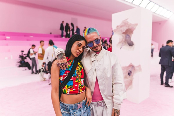 Le front row du défilé Dior avec Virgil Abloh, Skepta ou encore J Balvin