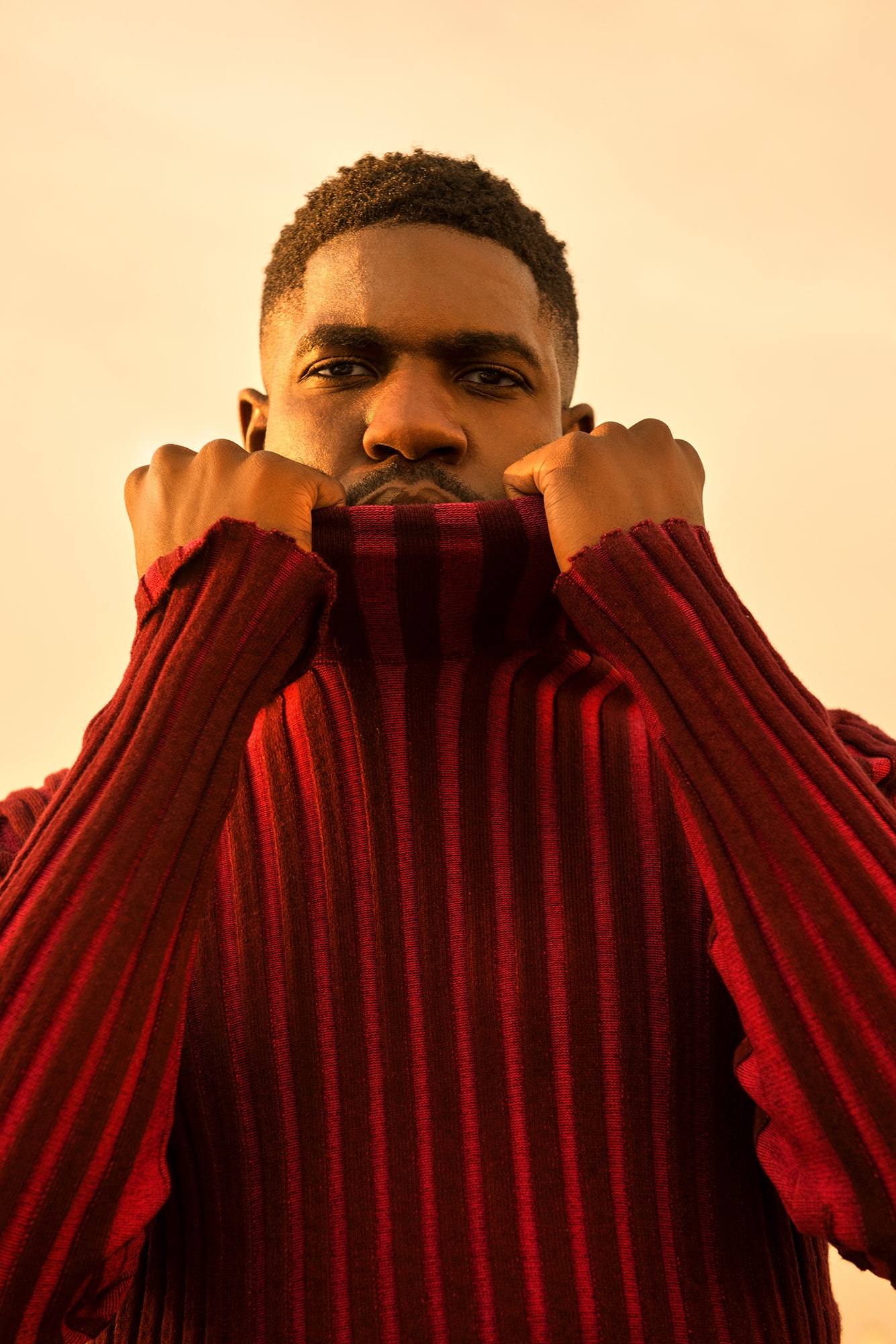 On est allé à Barcelone parler mode (et parfum de la victoire) avec Samuel Umtiti