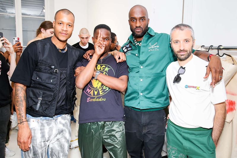 Le protégé de Virgil Abloh Ev Bravado présentait hier la première collection de son nouveau label