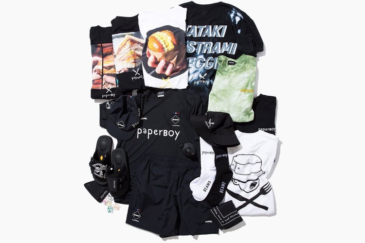 PaperBoy réalise une collection avec BEAMS, F.C. Real Bristol et Suicoke pour un nouveau pop-up à Paris