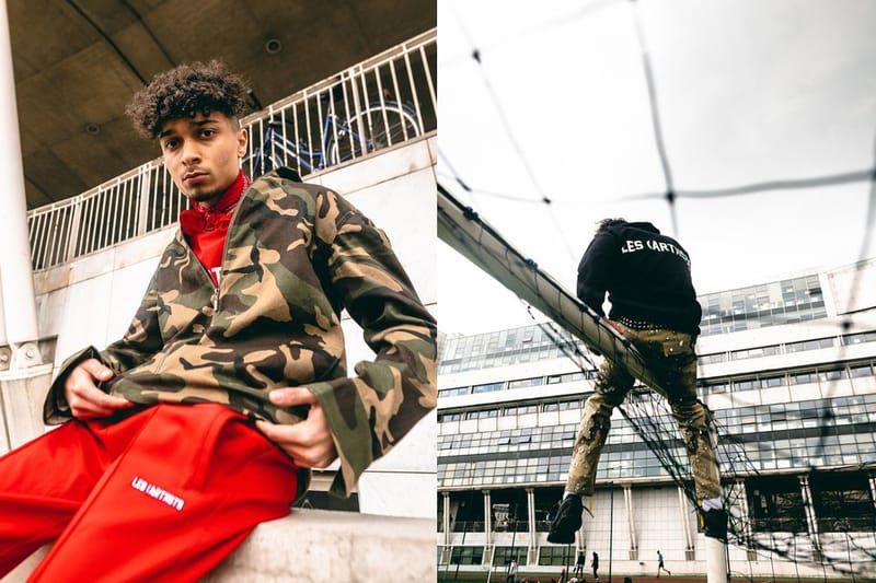 LES (ART)ISTS investit un stade de foot pour présenter sa collection Automne/Hiver 2019